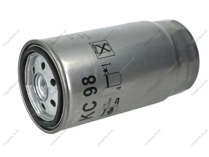 Фільтр паливний BMW 318tds (M41)/325tds (M51)/525td (M51)/530d (M57)/725tds (M51)/730d (M57 135kW) KNECHT KC 98 MAHLE / KNECHT KC-98 (фото 1)