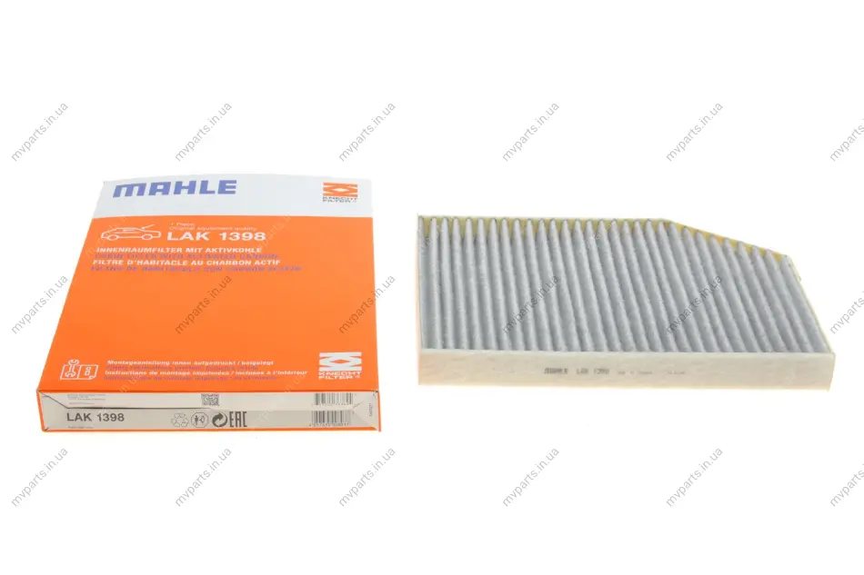 Фільтр салону BMW 3 (G20/G20)/X3 (G01/F97)/X4 (G02/F98) 17-(вугільний) KNECHT LAK 1398 MAHLE / KNECHT LAK-1398 (фото 1)