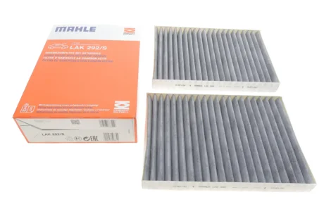 Фільтр салону MB S-class (W221/C216) 05- (вугільний) (к-кт 2шт.) KNECHT LAK 292/S MAHLE / KNECHT LAK-292-S