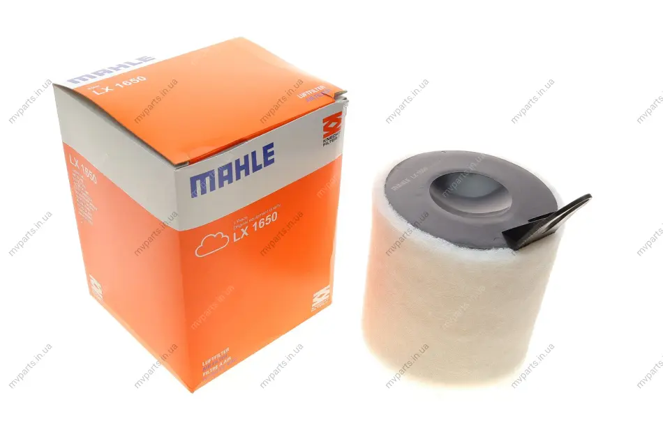 Фільтр повітряний BMW 3 (E90-E92) 1.6 05-13 (N43 B16A/N45 B16A) KNECHT LX 1650 MAHLE / KNECHT LX-1650 (фото 1)