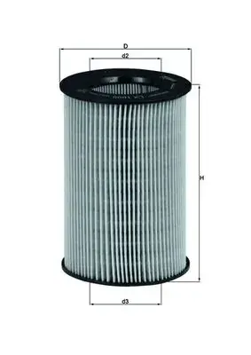 Фільтр повітряний (вир-во Knecht-Mahle) MAHLE / KNECHT LX1805 (фото 1)