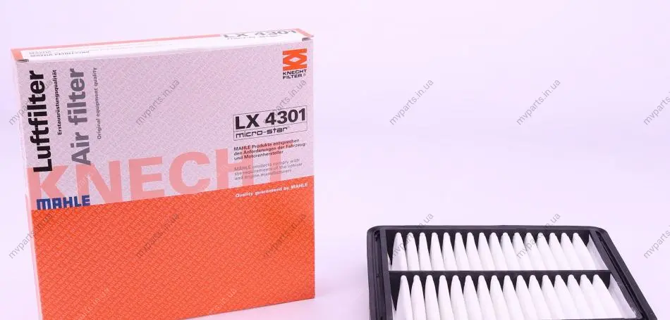 Фільтр повітряний Mazda CX-3 2.0 15- KNECHT LX 4301 MAHLE / KNECHT LX-4301 (фото 1)