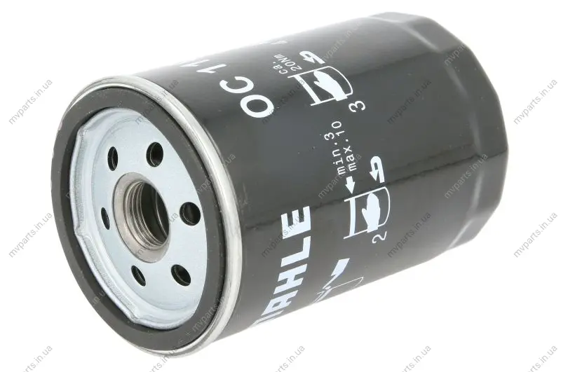 Фільтр масляний MB 190 (W201) 2.0E/2.3E/2.6E/S-class (W126) 2.5/3.0 84-93/E-class (124) 3.0 93-95 KNECHT OC 110 MAHLE / KNECHT OC-110 (фото 1)