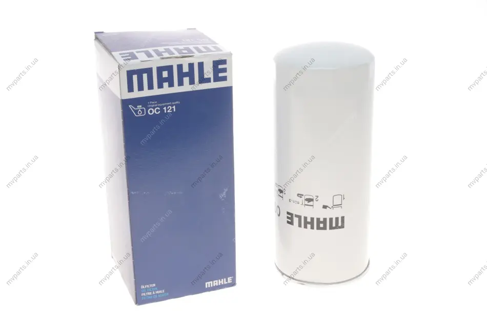 Фільтр масляний Renault Magnum 90-/MB Actros 03-/Atego 98- MAHLE OC 121 MAHLE / KNECHT OC-121 (фото 1)