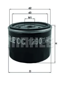 Фільтр масляний Honda Civic/ CR-V 1.6 i-DTEC 13- KNECHT OC 1290 MAHLE / KNECHT OC-1290