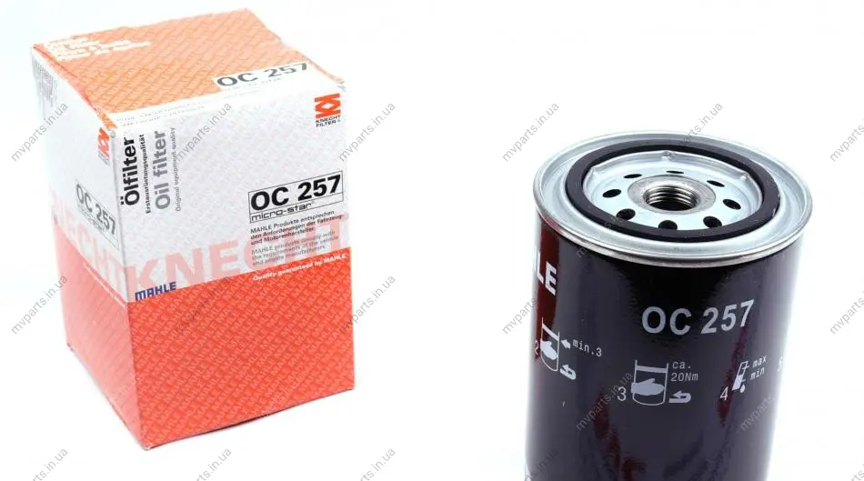 Фільтр масляний Audi A4/VW Passat 94-01 KNECHT OC 257 MAHLE / KNECHT OC-257 (фото 1)