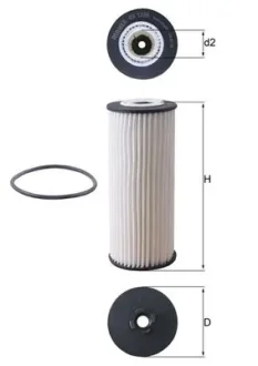 Фільтр масляний MB A-class (W176)/C-class (C205)/E-class (W212) 4.0-5.5 11- (M278/M157/M177) KNECHT OX 1236D MAHLE / KNECHT OX-1236D