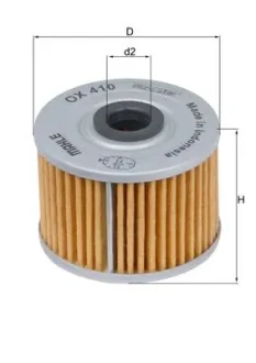 Фільтр масляний Honda CRF/FMX/FX/NX/SLR/XBR/XL/XR/Kawasaki MAHLE OX 410 MAHLE / KNECHT OX-410