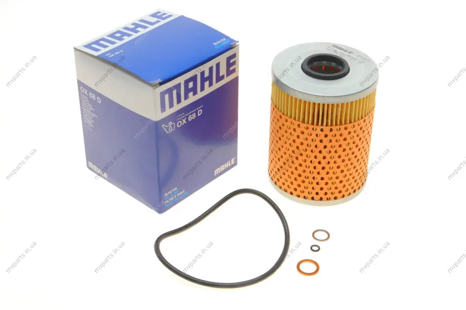 Фільтр масляний BMW 320i/325i/520i/525i 91- KNECHT OX 68D MAHLE / KNECHT OX-68D (фото 1)