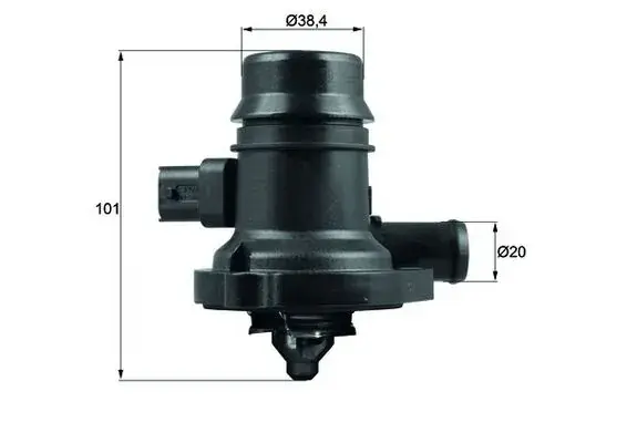 Термостат Opel Astra J/Insignia 1.4 08- MAHLE TM 36 103 MAHLE / KNECHT TM-36-103 (фото 1)
