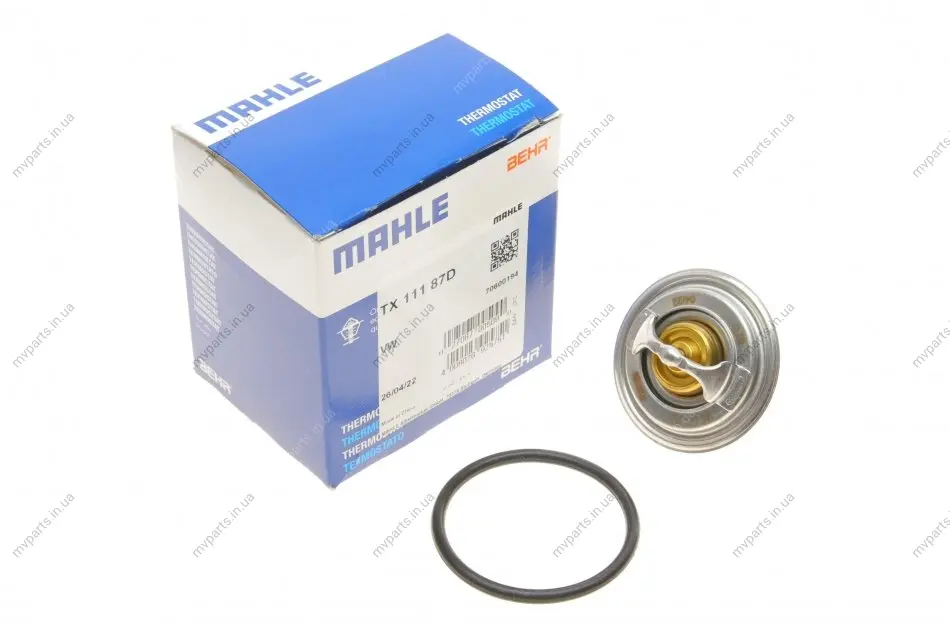 Термостат VW T5 1.9TDI 03-09/Golf/Jetta/Passat 2.0TDI 03-13 (87°C) MAHLE TX 111 87D MAHLE / KNECHT TX-111-87D (фото 1)