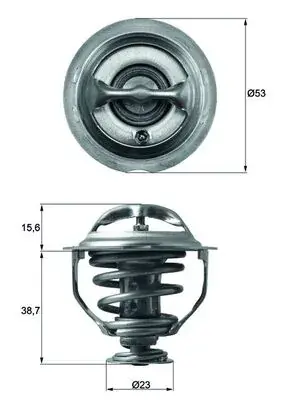 Термостат VW T4/T5/Audi A4/A5 2.0TSI/TFSI MAHLE TX 117 95D MAHLE / KNECHT TX-117-95D (фото 1)