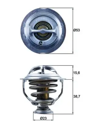 Термостат VW Passat 1.8TSI 09-14/Audi A4/A5 2.0TFSI 09-15 (95 °C) MAHLE TX 123 95D MAHLE / KNECHT TX-123-95D (фото 1)