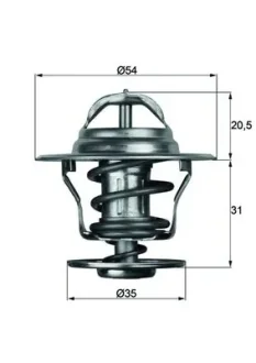 Термостат VW Golf 1.6-2.0i/1.9TDI -09/Audi A6 (C4) 2.0i 94-97 (71°C) MAHLE TX 13 71D MAHLE / KNECHT TX-13-71D