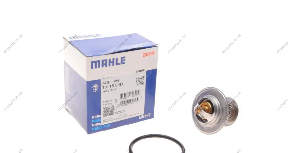 Термостат Seat Ibiza/VW Golf II/III/Jetta II 1.0-1.6 -99 (84°C) MAHLE TX 15 84D MAHLE / KNECHT TX-15-84D (фото 1)