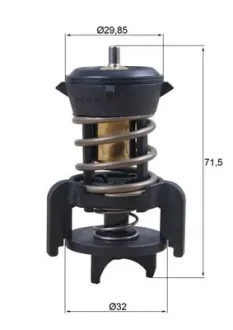 Термостат VW Crafter/Caddy IV/T6 1.6TDI/2.0TDI 15- (94°C) MAHLE TX 251 94D MAHLE / KNECHT TX-251-94D