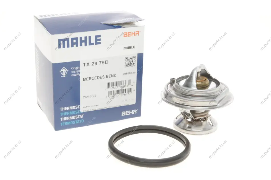 Термостат MB Sprinter 95-06 (OM601/OM602) (75°C) MAHLE TX 29 75D MAHLE / KNECHT TX-29-75D (фото 1)