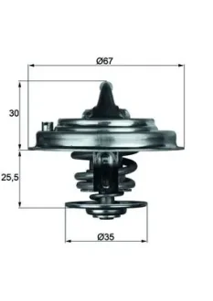 Термостат VW T4 2.4D/T5 3.2 MAHLE TX 30 80D MAHLE / KNECHT TX-30-80D