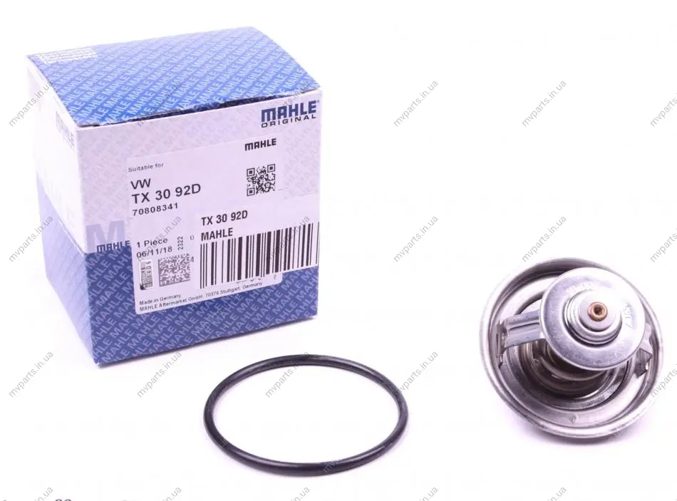 Термостат Audi A4/A6/VW Passat 2.4-2.8 97-05 MAHLE TX 30 92D MAHLE / KNECHT TX-30-92D (фото 1)