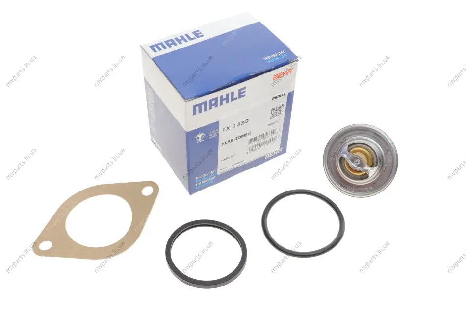 Термостат Jeep Cherokee/Wrangler/Chevrolet Camaro 2.5i-5.0 84-07 (83°C) MAHLE TX 3 83D MAHLE / KNECHT TX-3-83D (фото 1)