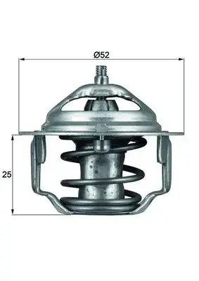 Термостат Honda Accord/Hyundai Sonata 1.3-2.0 79-93 MAHLE TX 64 82 MAHLE / KNECHT TX-64-82 (фото 1)