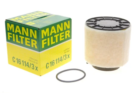 Фільтр повітряний Audi A4/A5 2.7TDI/3.0TDI 07-17/Q5 3.0TDI quattro 08- -FILTER C 16 114/3 X MANN C-16-114-3-X