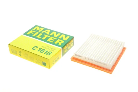 Фільтр повітряний Nissan Micra 1.0-1.4i 16V 92-10/Note 1.4 06-13 -FILTER C 1618 MANN C-1618