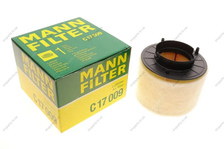 Фільтр повітряний Audi A4/A5/Q5 2.0TDI 13-17 -FILTER C 17 009 MANN C-17-009 (фото 1)