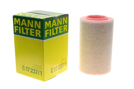 Фільтр повітряний Citroen Jumper 2.0BlueHDi/2.2HDi/3.0HDi/Fiat Ducato 2.0-3.0JTD 06- (з поролоном) -FILTER C 17 237/1 MANN C-17-237-1