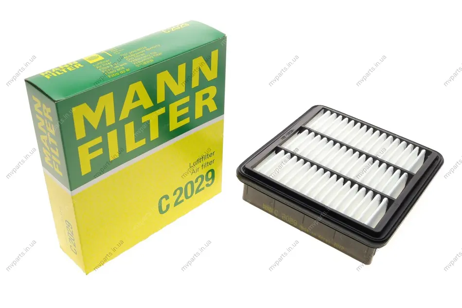 Фільтр повітряний Hyundai Elantra 1.6/D/i30 1.4-2.0/1.6-2.0CRDi 06-12/Kia Cee\'d/Cerato 1.6/2.0 08- -FILTER C 2029 MANN C-2029 (фото 1)
