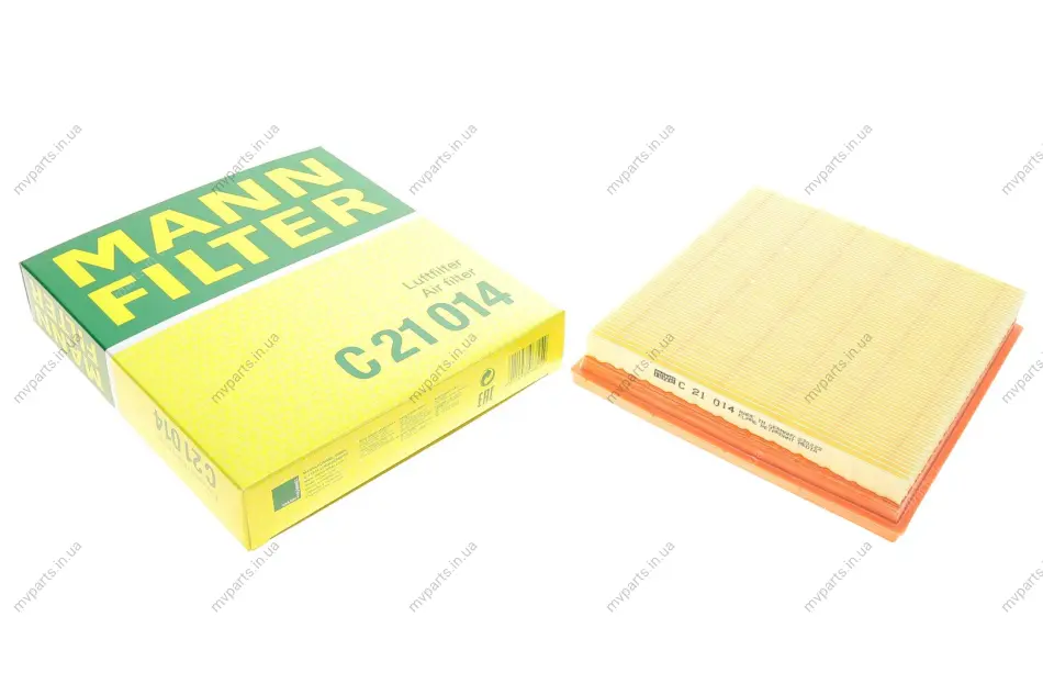 Фільтр повітряний Skoda Fabia/Kamiq/Karoq/Octavia/Rapid/VW Caddy/Golf/Polo/Taos 1.6MPI/SRE 14- -FILTER C 21 014 MANN C-21-014 (фото 1)