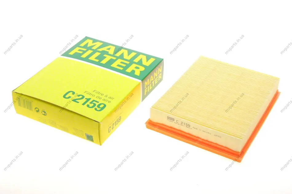 Фільтр повітряний Citroen Xsara 1.4/1.6 97-05/Picasso 1.6 00-10/Peugeot 206 1.1/1.4/1.6 98-07 -FILTER C 2159 MANN C-2159 (фото 1)