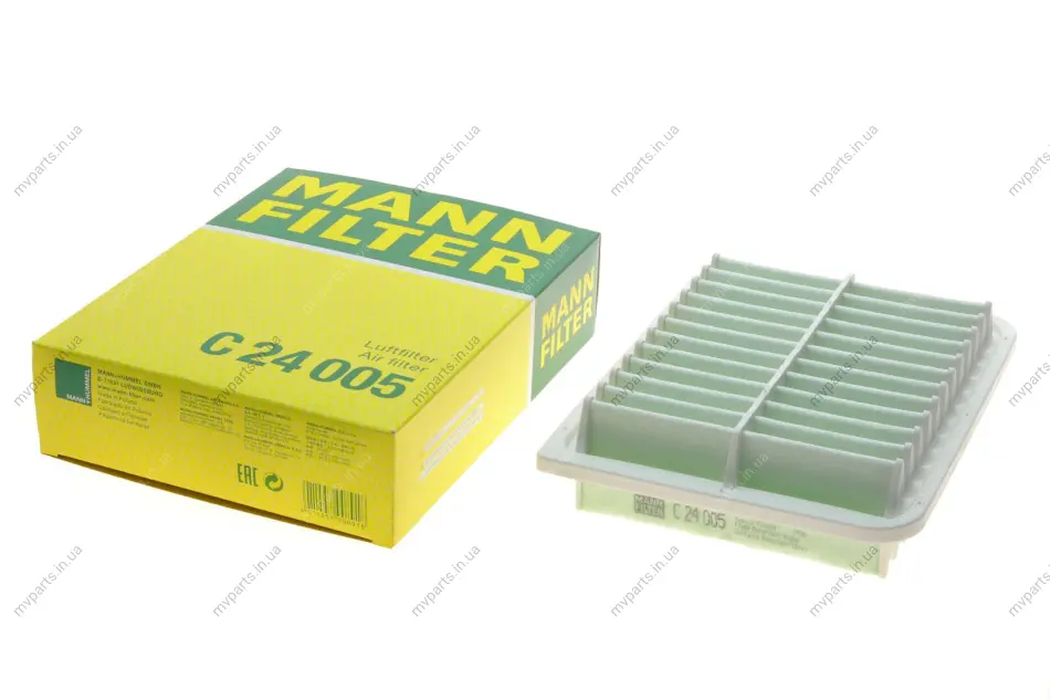 Фільтр повітряний Lexus NX 2.0 14-/Toyota Auris/Corolla 1.2-2.0 06-18/Rav4 2.0/Avensis 1.6-2.0 08-18 -FILTER C 24 005 MANN C-24-005 (фото 1)