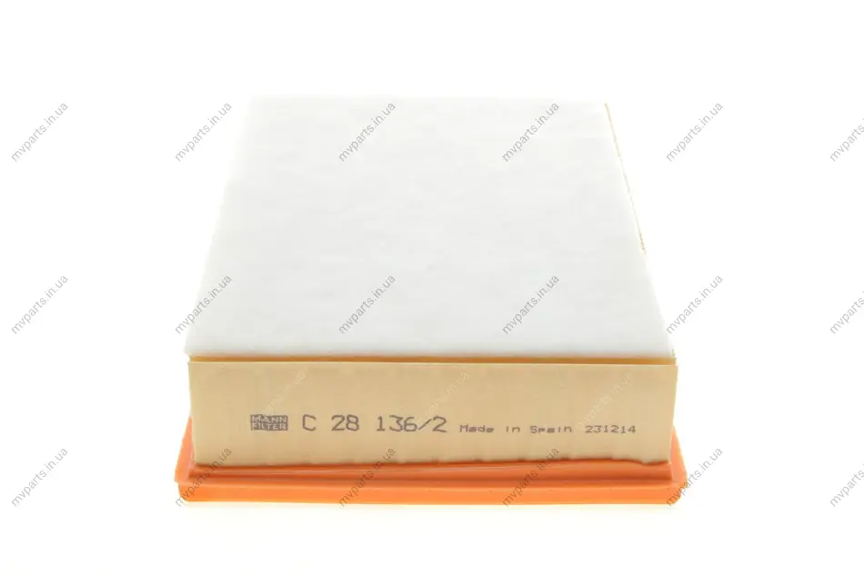 Фільтр повітряний Skoda Felicia 1.3/1.6/1.9D/VW Caddy/Polo 1.6/1.9SDI/TDI 94-02 (с поролоном) -FILTER C 28 136/2 MANN C-28-136-2 (фото 1)
