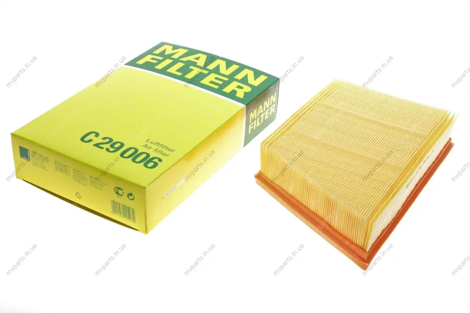 Фільтр повітряний Land Rover 2.0 11-14/Range Rover Evoque/Discovery Sport 2.0/2.2SD4/TD4 11- -FILTER C 29 006 MANN C-29-006 (фото 1)