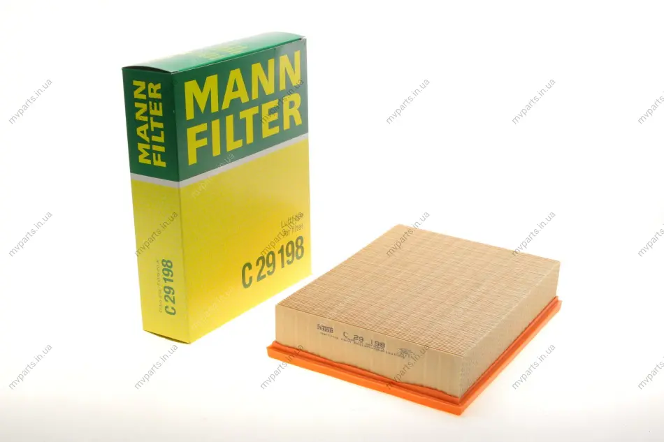 Фільтр повітряний VW T4 1.9TD/2.0/2.4D/SD/2.5/TDI/2.8/2.8 V6 95-03 -FILTER C 29 198 MANN C-29-198 (фото 1)