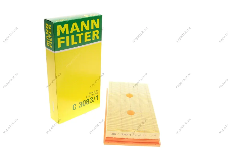 Фільтр повітряний Audi A3/Skoda Octavia/VW Golf/Jetta/Passat/Touran 1.6FSI 03-08/Eos 1.6FSI 06-08 -FILTER C 3083/1 MANN C-3083-1 (фото 1)