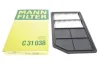 Фільтр повітряний Mitsubishi Outlander III 2.0 Hybrid 17- -FILTER C 31 038 MANN C-31-038 (фото 2)