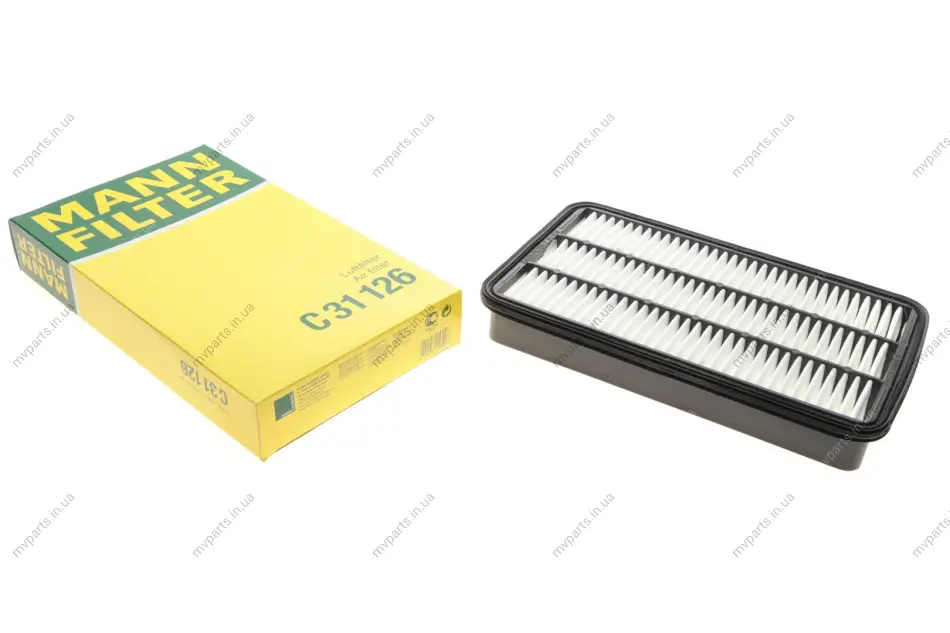 Фільтр повітряний Toyota Camry 2.2/3.0 91-01/Celica 1.8-2.0 16V/2.0GT 93-99/Lexus RX 3.0 98-03 -FILTER C 31 126 MANN C-31-126 (фото 1)