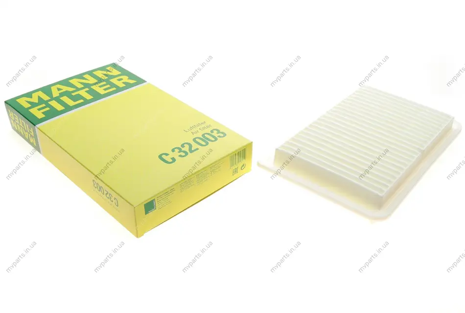 Фільтр повітряний Lexus RX 3.0 03-08/ES 3.0L 01-06/Toyota Camry 2.4 16V/3.0 V6 01-11/Highlander 00-07 -FILTER C 32 003 MANN C-32-003 (фото 1)