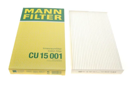 Фільтр салону Nissan Juke/Leaf/Cube 10- -FILTER CU 15 001 MANN CU-15-001