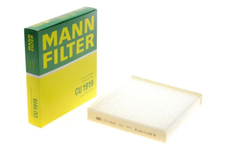 Фільтр салону Land Rover Discovery 16-/Range Rover 13-/Lexus ES/RX 12-/Toyota Camry/Corolla/Rav4 06- -FILTER CU 1919 MANN CU-1919