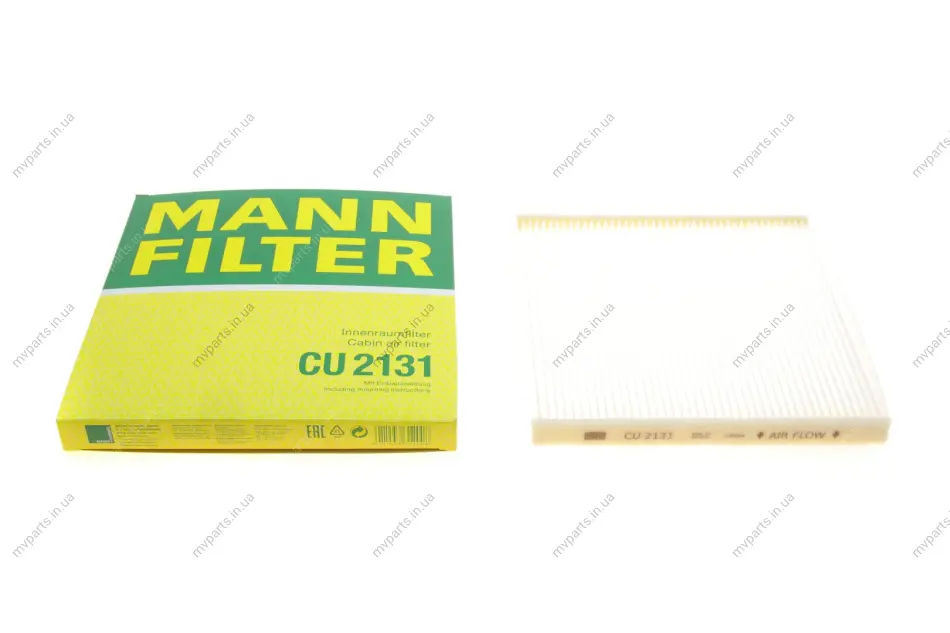 Фільтр салону Toyota Land Cruiser 03-/Camry 00-05/Prius 00-/Lexus GX 01-/RX/Subaru Legacy 03-15 -FILTER CU 2131 MANN CU-2131 (фото 1)
