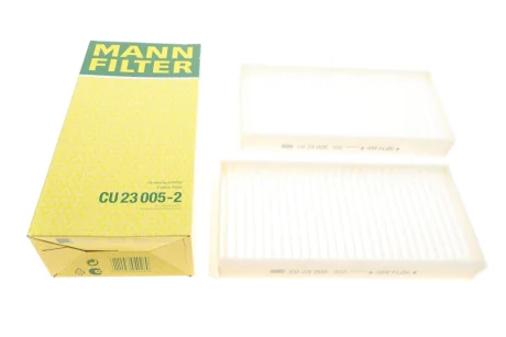 Фільтр салону BMW 2 (F44/F45/F46) 14-16/X1 (F48) 15-16/i3 (I01)/Mini Mini III 13-16 (к-кт 2 шт) -FILTER CU 23 005-2 MANN CU-23-005-2