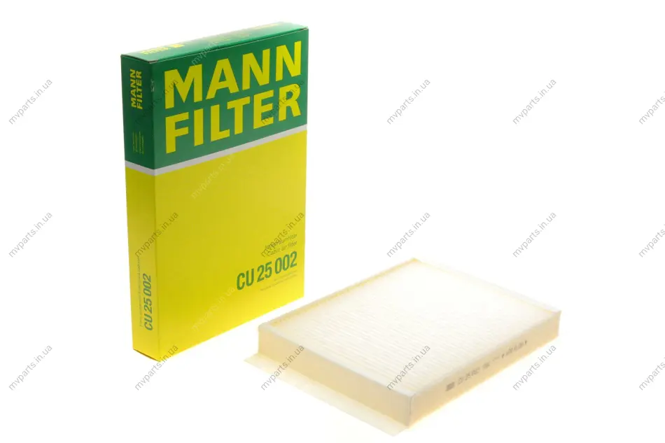 Фільтр салону MB C-class (W205)/E-class (W213) 14-/G-class (W463) 18-/M-class (W166) 11-15/GLE 15-18 -FILTER CU 25 002 MANN CU-25-002 (фото 1)