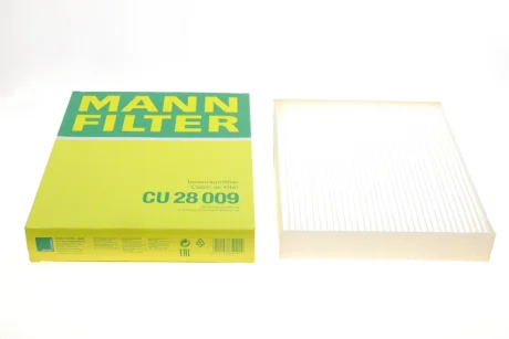 Фільтр салону Ford Focus/Kuga/Explorer 18-/Ranger 22-/Mustang Mach-E 20- -FILTER CU 28 009 MANN CU-28-009