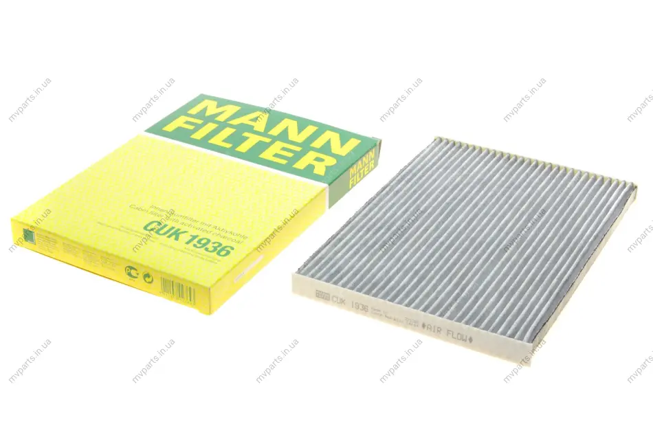 Фільтр салону Nissan Qashqai/X-Trail 07-14 (вугільний) -FILTER CUK 1936 MANN CUK-1936 (фото 1)