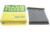 Фільтр салону Mitsubishi Grandis 04-11/L200 06-15/Lancer/Outlander 03-08/Pajero Sport 08- (вугільний) -FILTER CUK 2231 MANN CUK-2231 (фото 1)