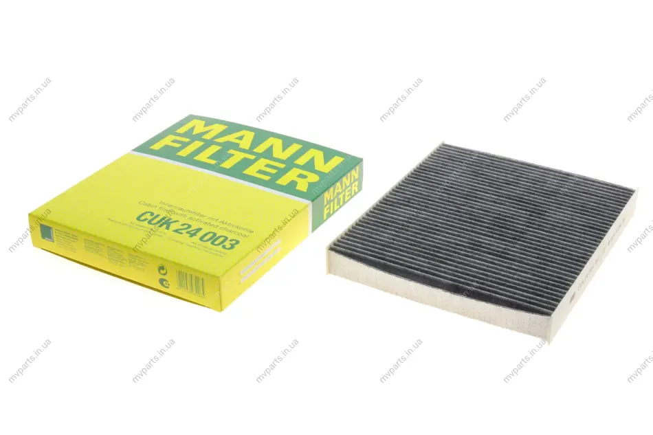 Фільтр салону Chevrolet Camaro/Opel Astra K/Insignia 15-/Meriva B 12-17/Ampera-e 17-19 (вугільний) -FILTER CUK 24 003 MANN CUK-24-003 (фото 1)