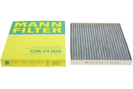 Фільтр салону Hyundai Tucson 04-10/ix35 10-/Ioniq 19-19/Kia Sportage 04-/Niro 17- (вугільний) -FILTER CUK 24 004 MANN CUK-24-004